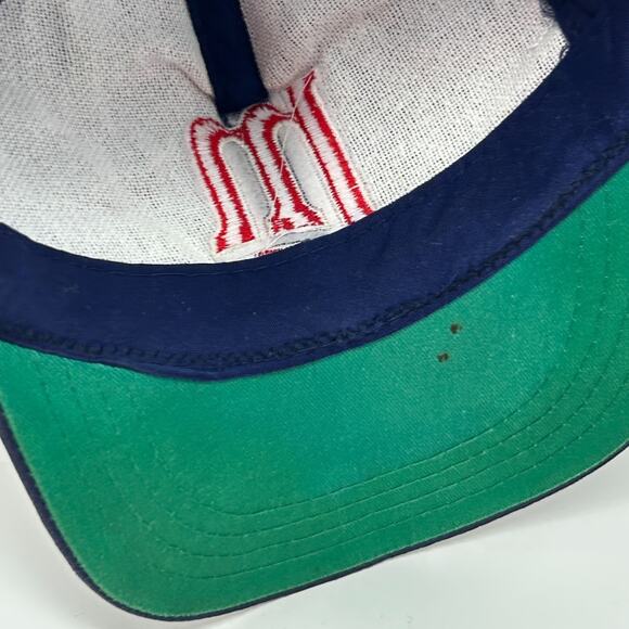 Vintage Minnesota Twins Youth Trucker Hat Baseball Cap Blue Mesh Snapback Kids - Picture 5 of 11